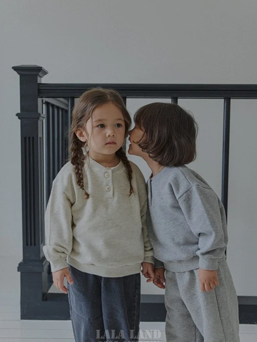 Kids Button Sweatshirt Kids Button Sweatshirt