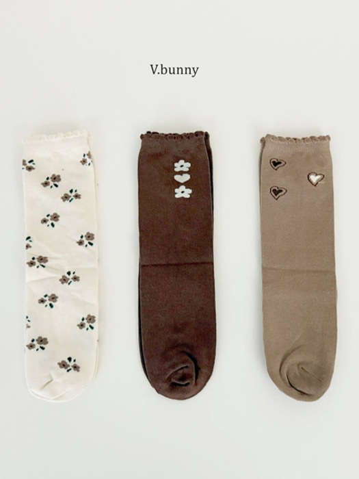 Rain Flower Socks Set Rain Flower Socks Set
