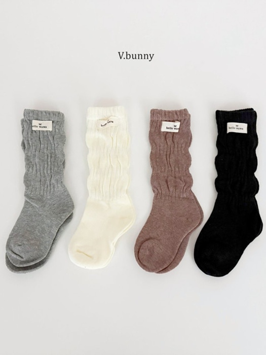 Pleated Socks Set Pleated Socks Set