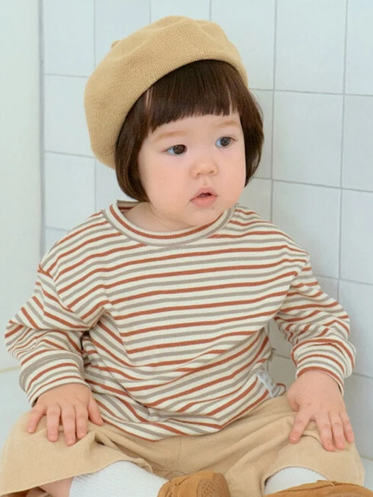 Caramel Striped Tee Caramel Striped Tee