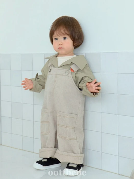 Grain Washed Overalls Grain Washed Overalls