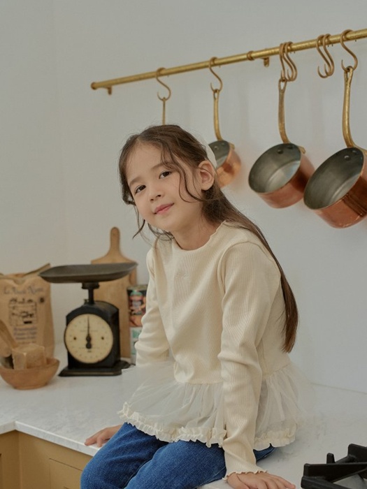 Ribbed Long Tee Ribbed Long Tee