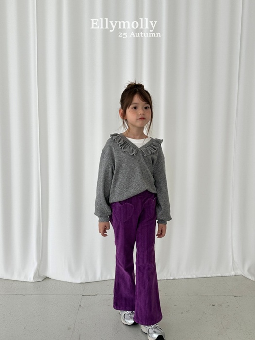 Heart Pocket Bootcut Pants