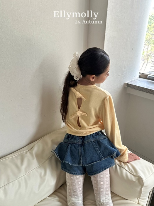 Madeleine Ribbon Slit Tee