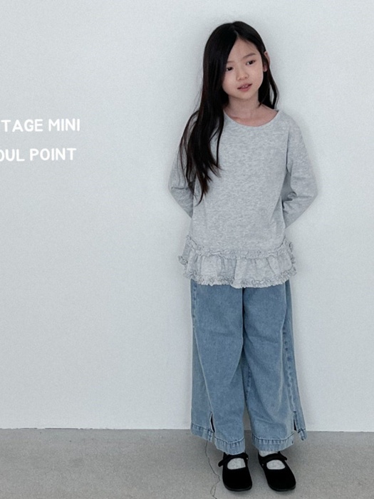 Side Denim Pants
