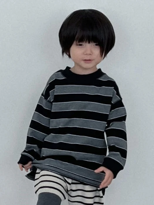 Wide Stripe Sweatshirt