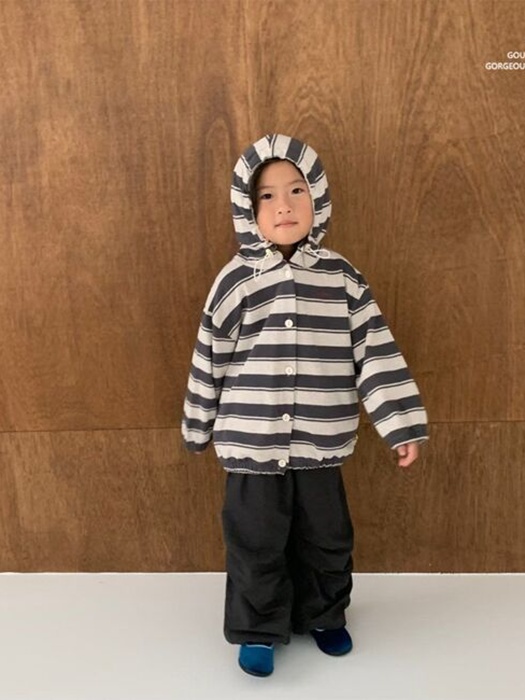 Solid Hood Jumper Kids