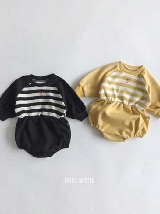 Stripe Raglan Suit Stripe Raglan Suit