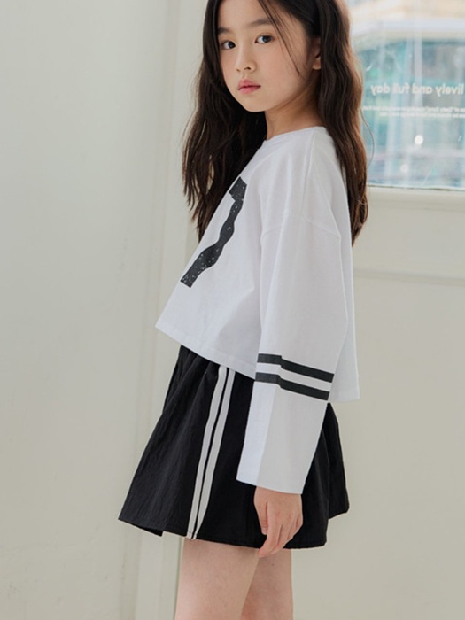 Tape Pleated Skirt Pants by Dore Dore for Child - catalog view