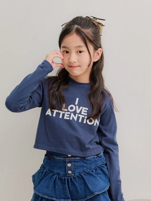 I Love Crop Tee