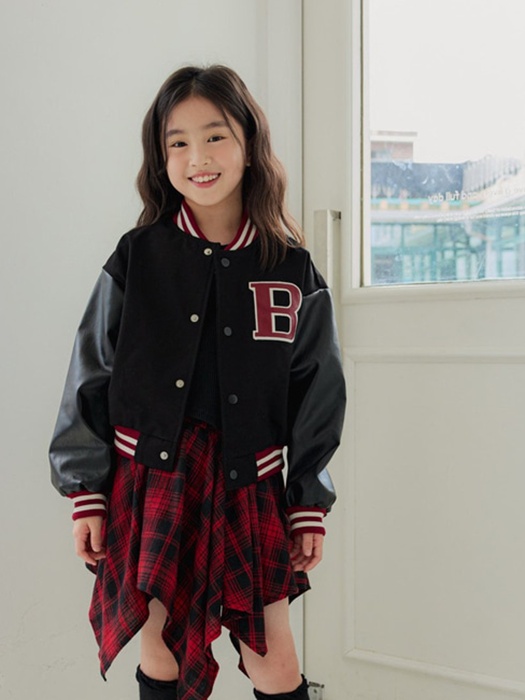 B Crop Baseball Jumper