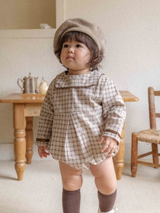 Bebe Brunette Mini Check Suit
