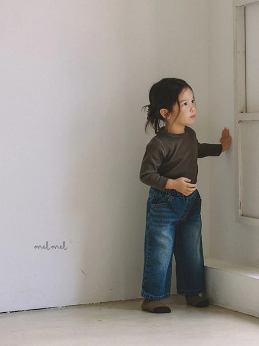 Brushed Denim Pants Brushed Denim Pants
