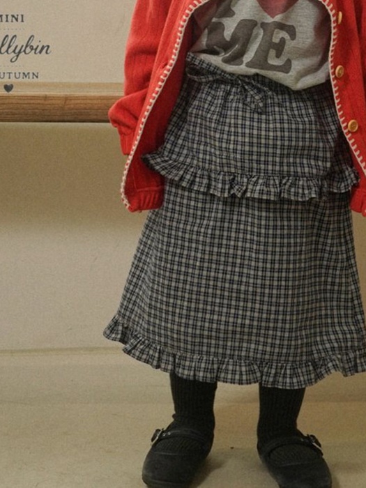 Leah Check Skirt Leah Check Skirt