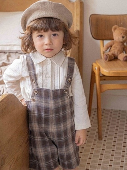 Bebe Noisette Check Overall