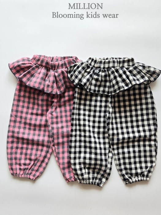 Check Pong Frill Pants