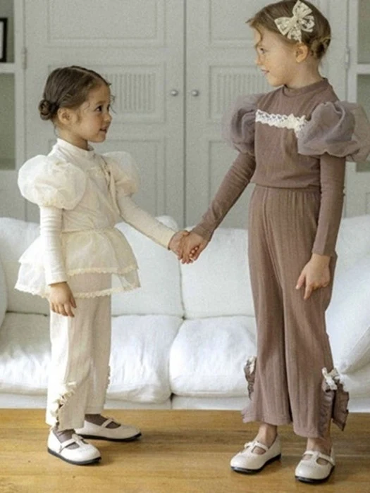 Kids Sherbet Frill Pants
