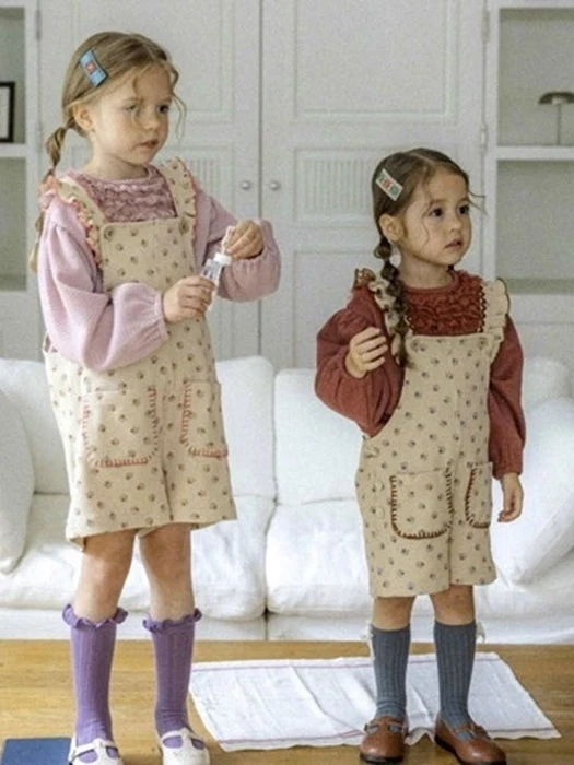 Kids Madeleine Waffle Overall