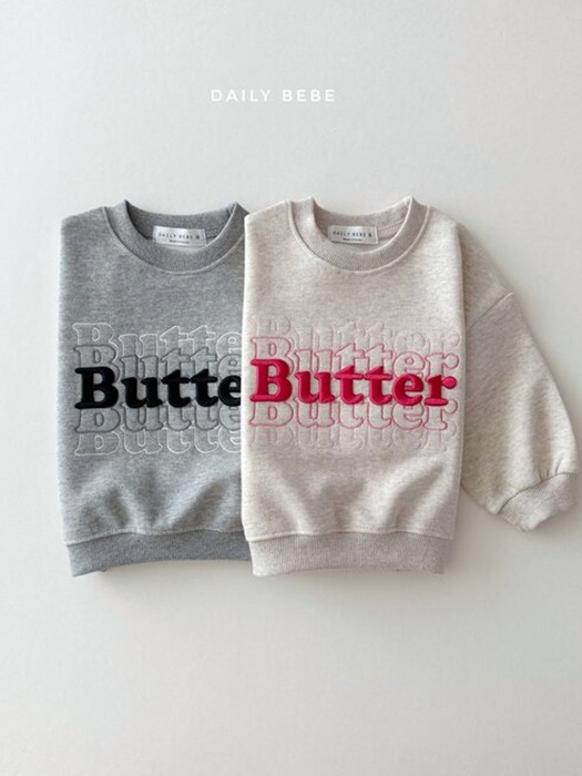 Butter Embroidery Sweatshirt Butter Embroidery Sweatshirt