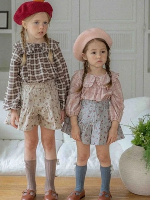 Kids Marche Check Blouse