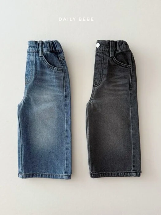 Washed Wide Denim Washed Wide Denim