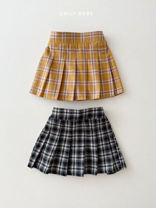 Check School Skirt Check School Skirt