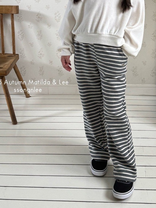 Stripe Ribbed Pants Stripe Ribbed Pants