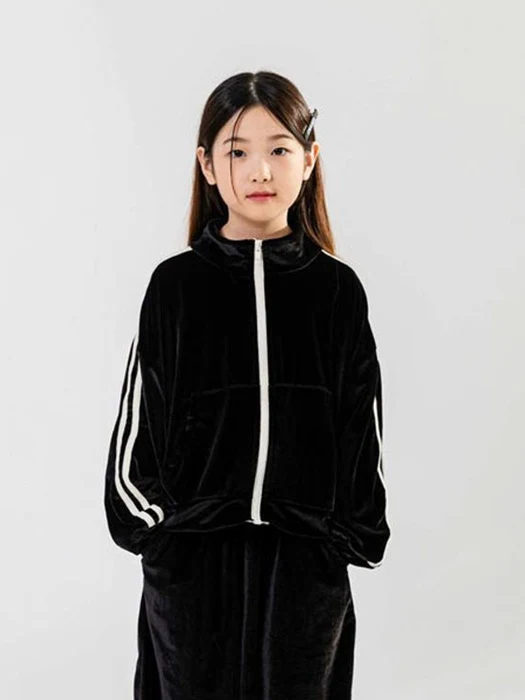 Velvet Crop Zip-up Velvet Crop Zip-up