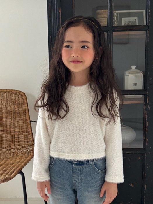 Boucle Crop Knit