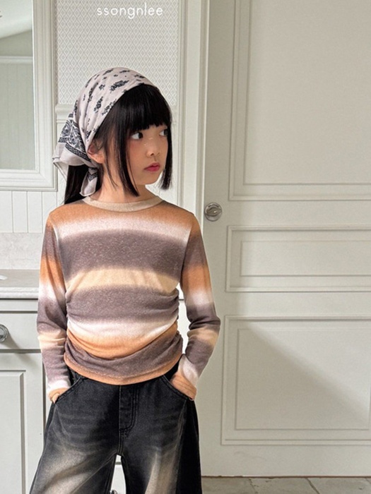 Gradation Shirring Tee
