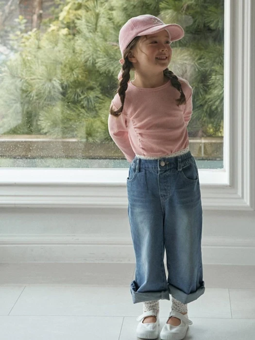 Unbalanced Denim Pants