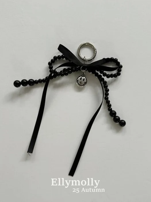 Pearl Ribbon Keyring