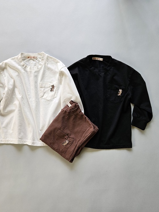 Bulldog Pocket Embroidery Tee Bulldog Pocket Embroidery Tee