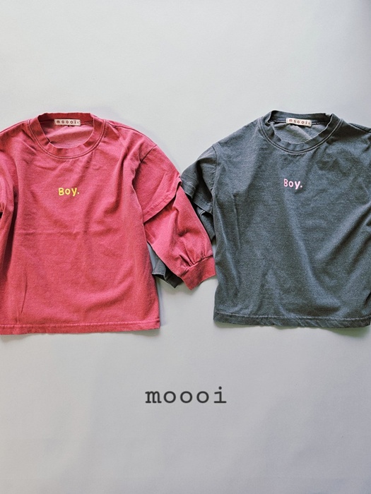 Boy Layered Pigment Tee Boy Layered Pigment Tee