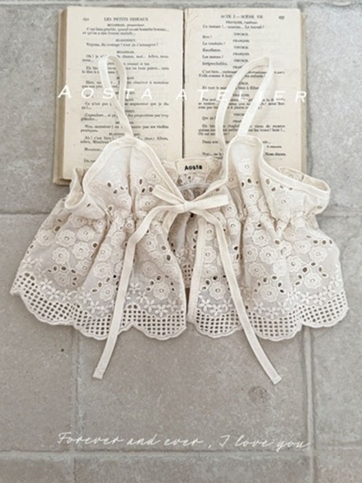 Lace Ribbon Vest