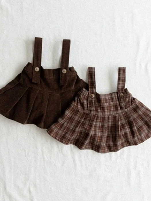 Pleated Overall Skirt Pleated Overall Skirt