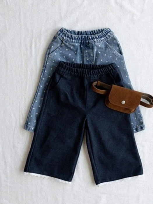 Basic Fit Denim Pants (Denim) Basic Fit Denim Pants (Denim)