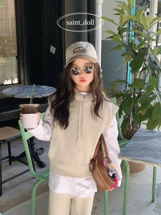 Hooded Knit Vest