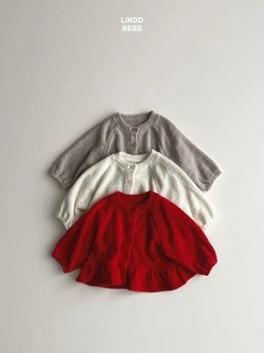 Bebe Frill Embroidery Cardigan