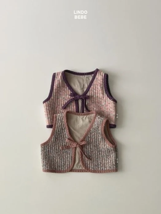 Bebe Quilted Flower Vest Bebe Quilted Flower Vest