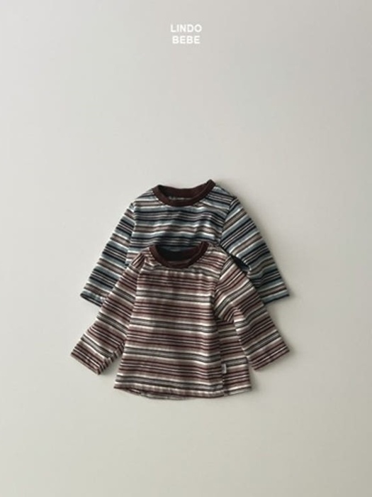 Bebe Multi Stripe Tee Bebe Multi Stripe Tee