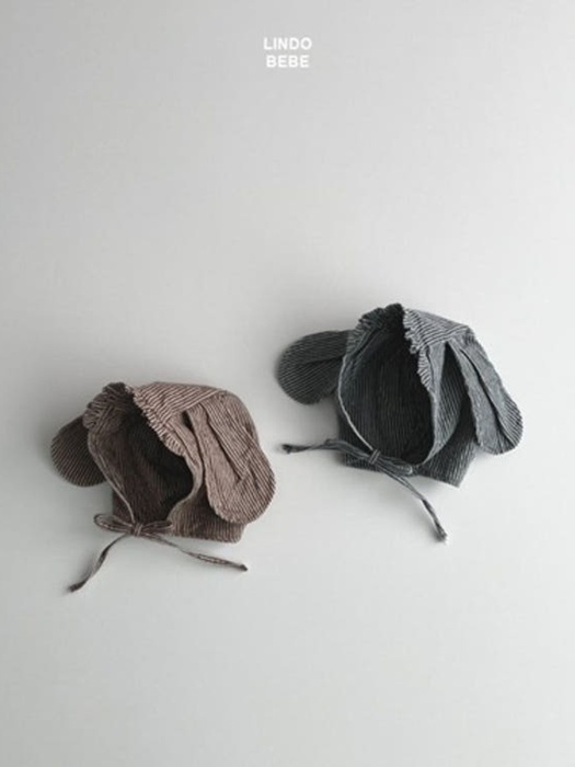 Striped Ear Flap Bonnet