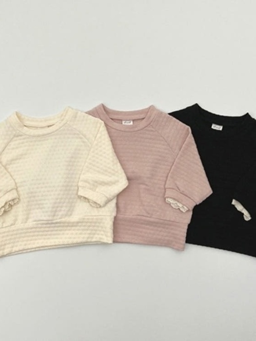 Lace Cuff Raglan Sweatshirt Lace Cuff Raglan Sweatshirt