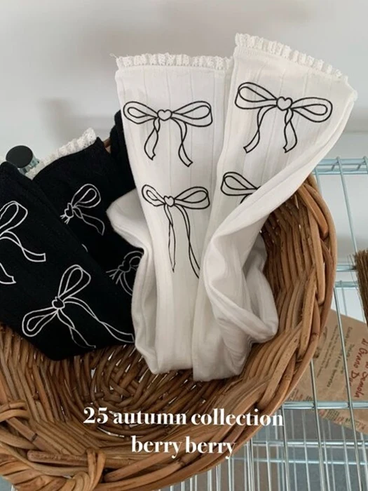 Ribbon Knee Socks Ribbon Knee Socks