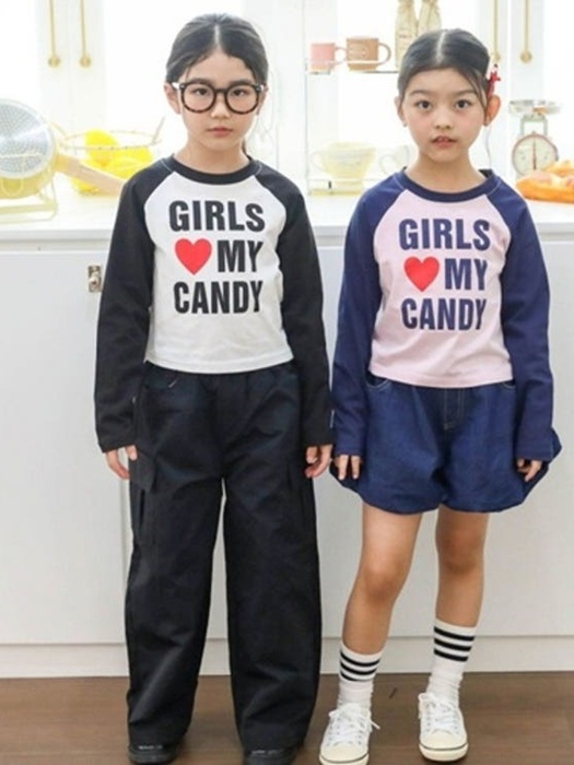 Candy Raglan Tee Candy Raglan Tee