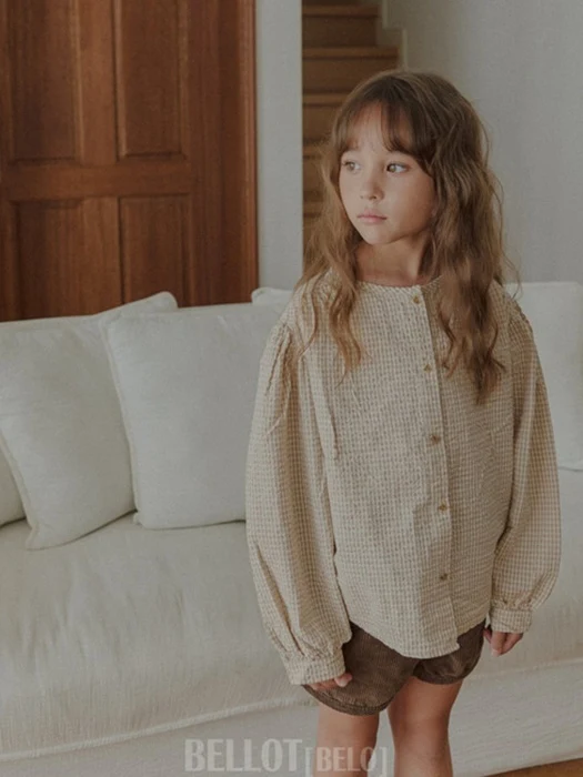 Milk Check Blouse Milk Check Blouse