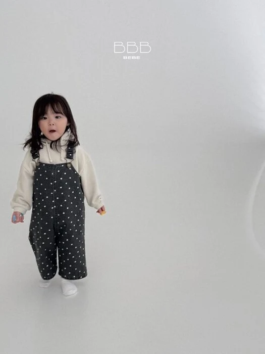 Bebe Dot Suspender Suit