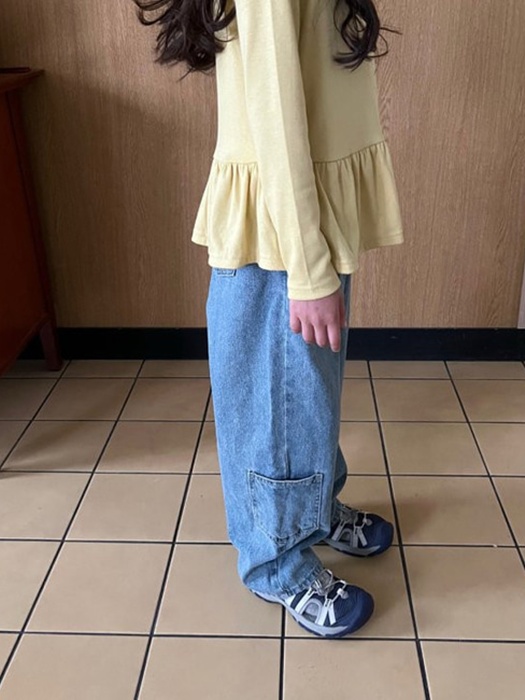 Pocket Denim Pants Pocket Denim Pants