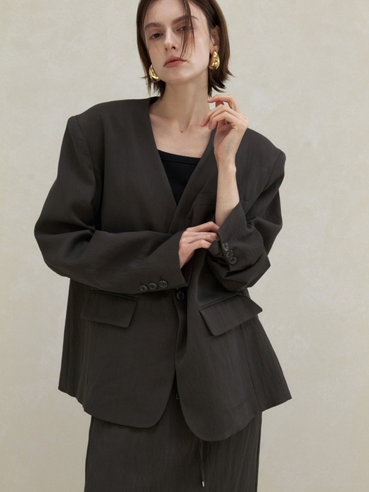 Raun No Collar Jacket