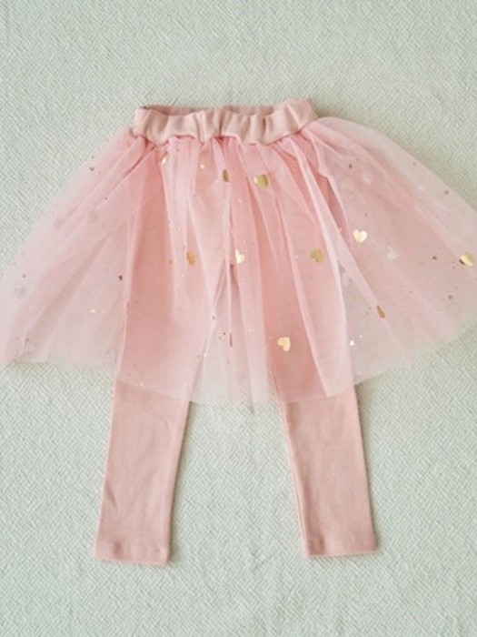 Heart Skirt Leggings